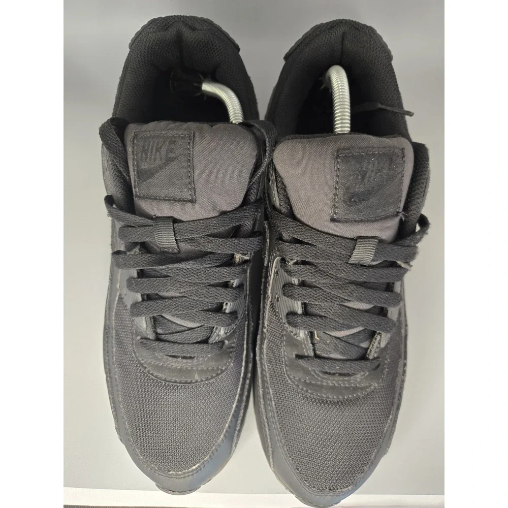 Nike Air Max 90 Triple Black Mens Shoes Size 11 Running Sneakers CN8490-003 Low